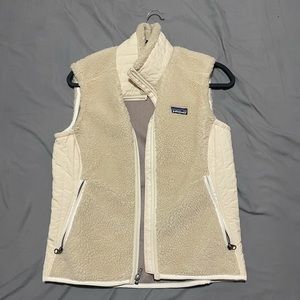 Patagonia Cream Retro-X Sherpa Vest